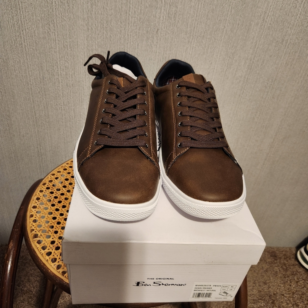 Ben Sherman brown sneakers Size 13 NWB